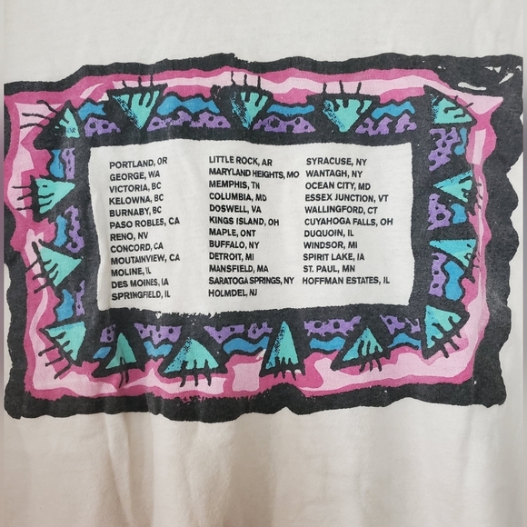 The Beach Boys Vintage 1993 Concert T-Shirt Summer In Paradise Tour Brockum Tee - Picture 8 of 12